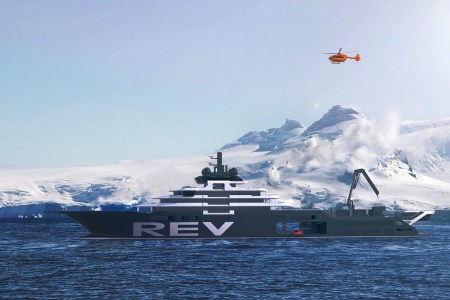 The Research Expedition Vessel, or REV. (VARD/Rosellinis Four-10)