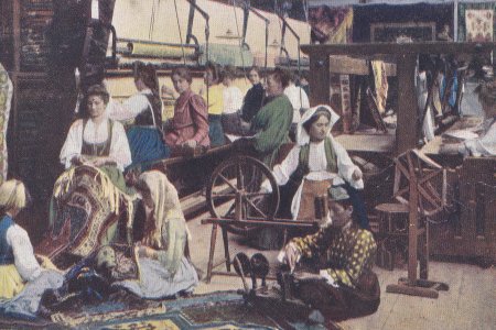 Carpet factory in Sarajevo (National and University Library of Bosnia and Herzegovina)