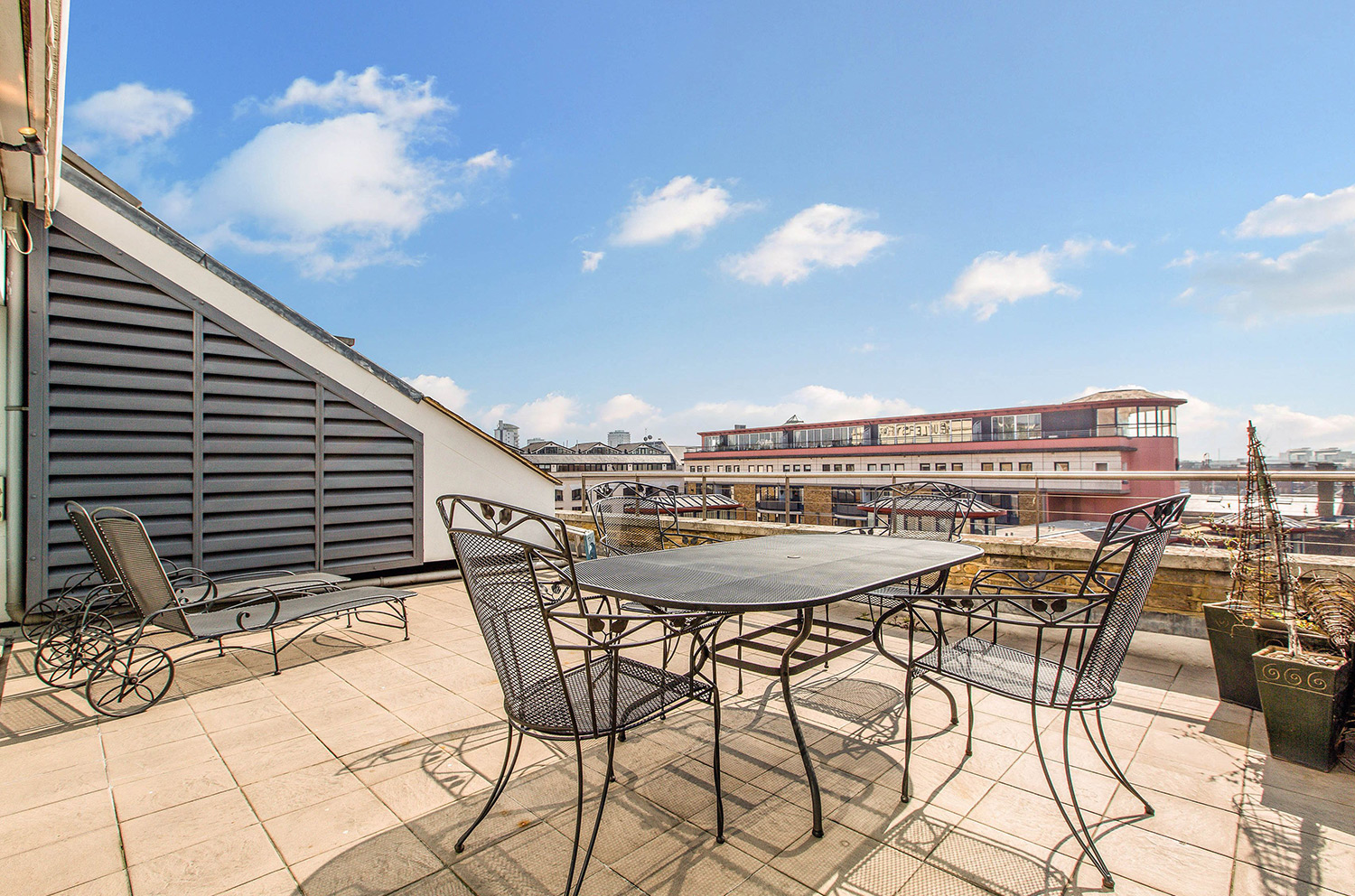 Interior views of The High Command penthouse in London