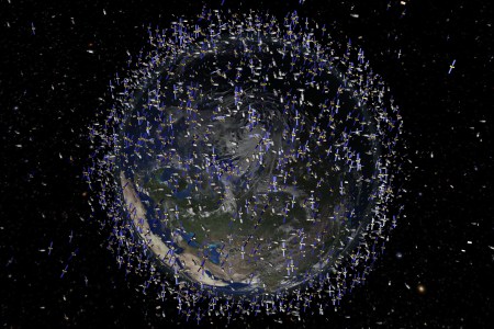 SpaceX’s proposed satellite constellation – 4,425 broadband internet satellites – could provide the entire world with high-speed internet access. (ESA)
