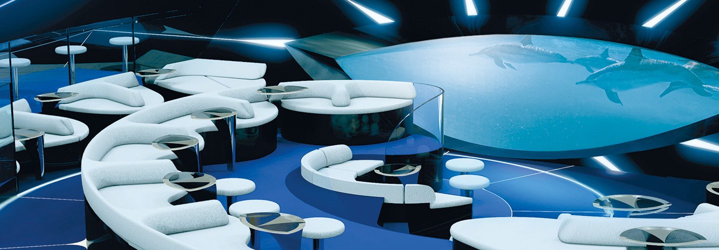 Cruise Ship Unveils Underwater Lounge