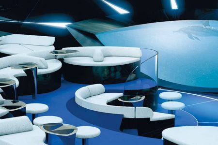 Cruise Ship Unveils Underwater Lounge