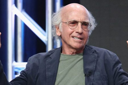 Creator/executive producer Larry David of 'Curb Your Enthusiasm' speaks onstage during the HBO portion of the 2017 Summer Television Critics Association Press Tour at The Beverly Hilton Hotel on July 26, 2017 in Beverly Hills, California.