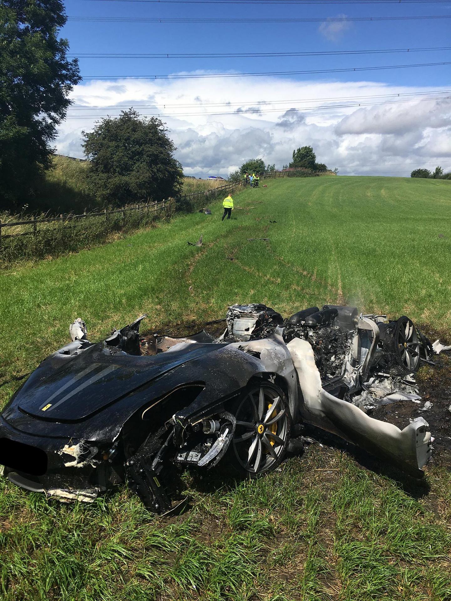 Ferarri crash