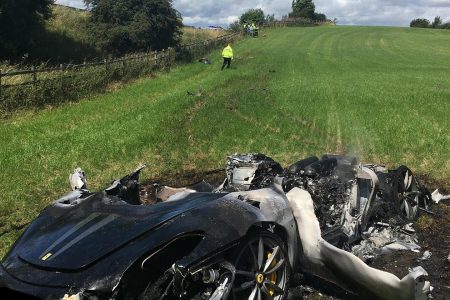 Ferarri crash