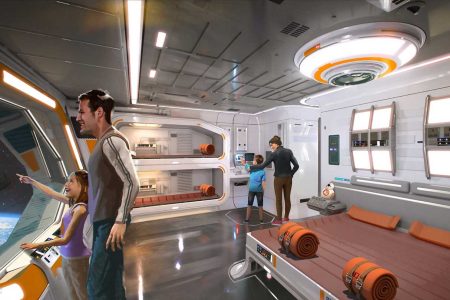 Guests continue their immersive Star Wars experience at the planned resort.
(Disney/Lucasfilm)