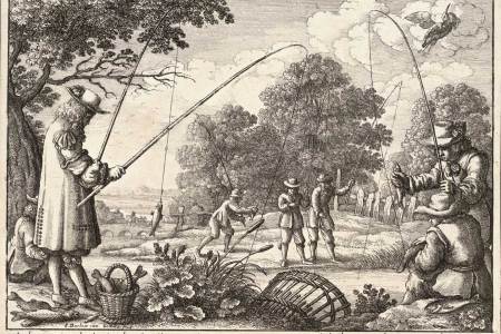 'Angling' was a popular past time in the 1600s and served as the inspiration for Walton's book. (Wikimedia Commons)