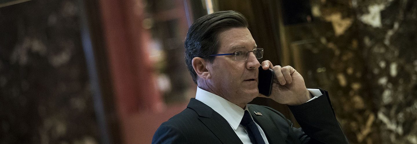 Fox News television personality Eric Bolling arrives at Trump Tower, November 16, 2016 in New York City.