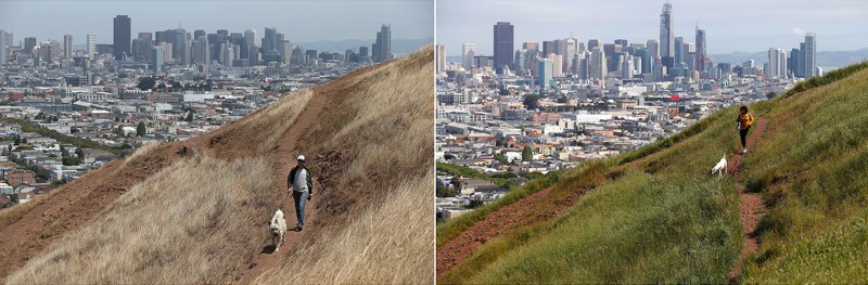 California drought before and after