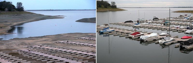 California drought before and after