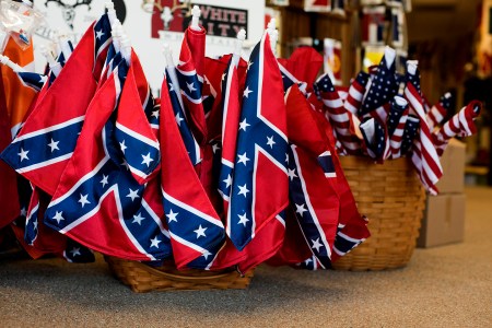 Confederate flags