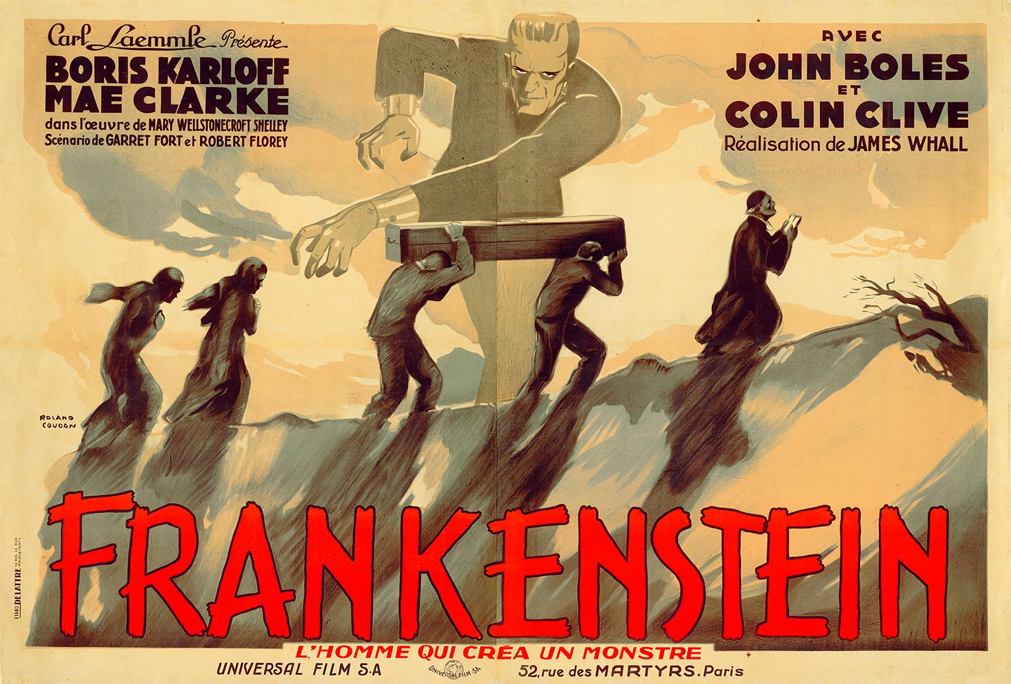 Classic Horror and Sci-Fi Art from the Kirk Hamme Collec on