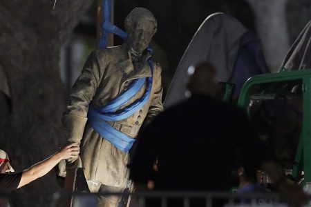 One of the 3 confederate statues removed from University of Texas, Austin