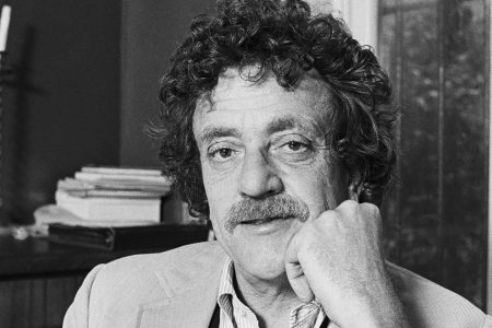 Author Kurt Vonnegut Jr. in New York City in 1979. (AP Photo/Marty Reichenthal)