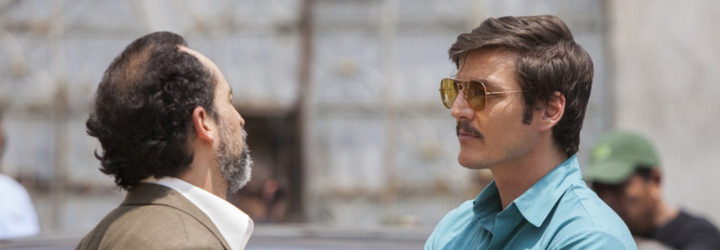 Pedro Pascal and Bruno Bichir in Narcos (2015)