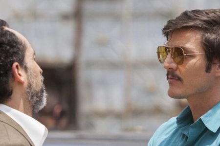 Pedro Pascal and Bruno Bichir in Narcos (2015)