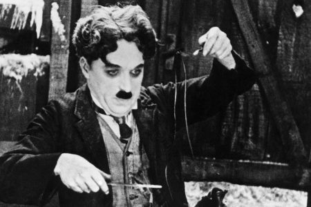 Charlie Chaplin in "The Gold Rush"