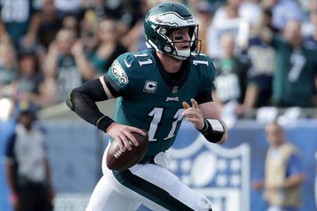 Carson Wentz of the Eagles