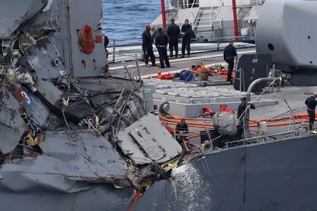 U.S. Navy Filing Negligent Homicide Charges in Two Asia Ship Collisions