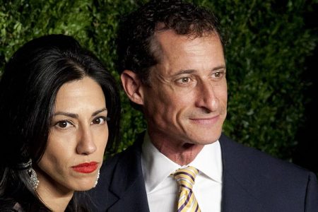 Huma Abedin and Anthony Weiner.