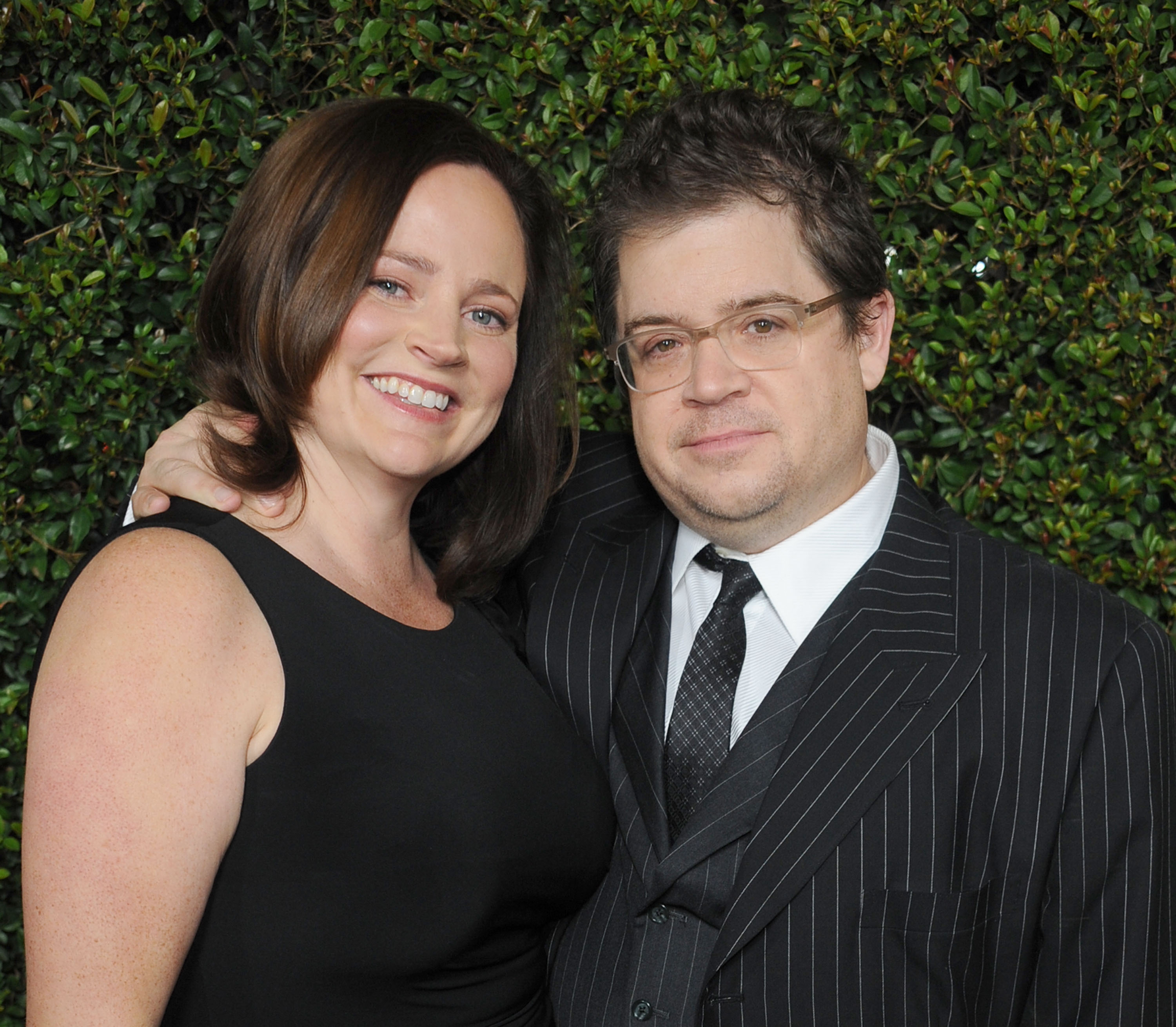 Actor Patton Oswalt and wife Michelle McNamara.  (Photo by Gregg DeGuire/FilmMagic)