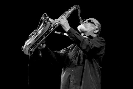 UNITED STATES - AUGUST 08:  Photo of Sonny ROLLINS; performing at the Lincoln Centre  (Photo by David Corio/Redferns)