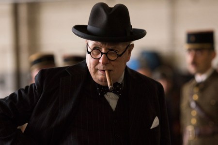 Gary Oldman as Winston Churchill in 'Darkest Hours' (Focus Features) 