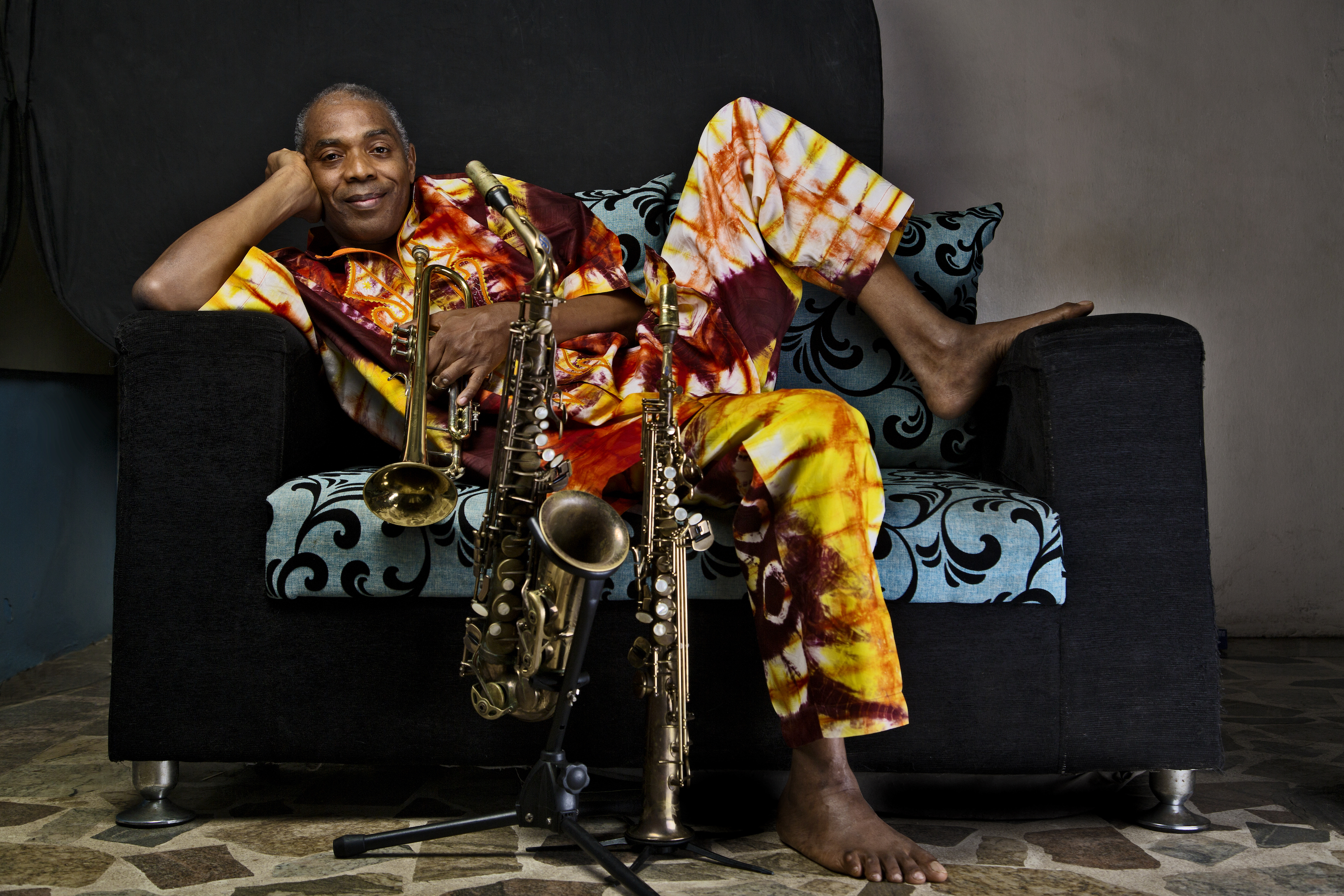 Femi Cuti, Afrobeat performer. (Optimus Danny.)