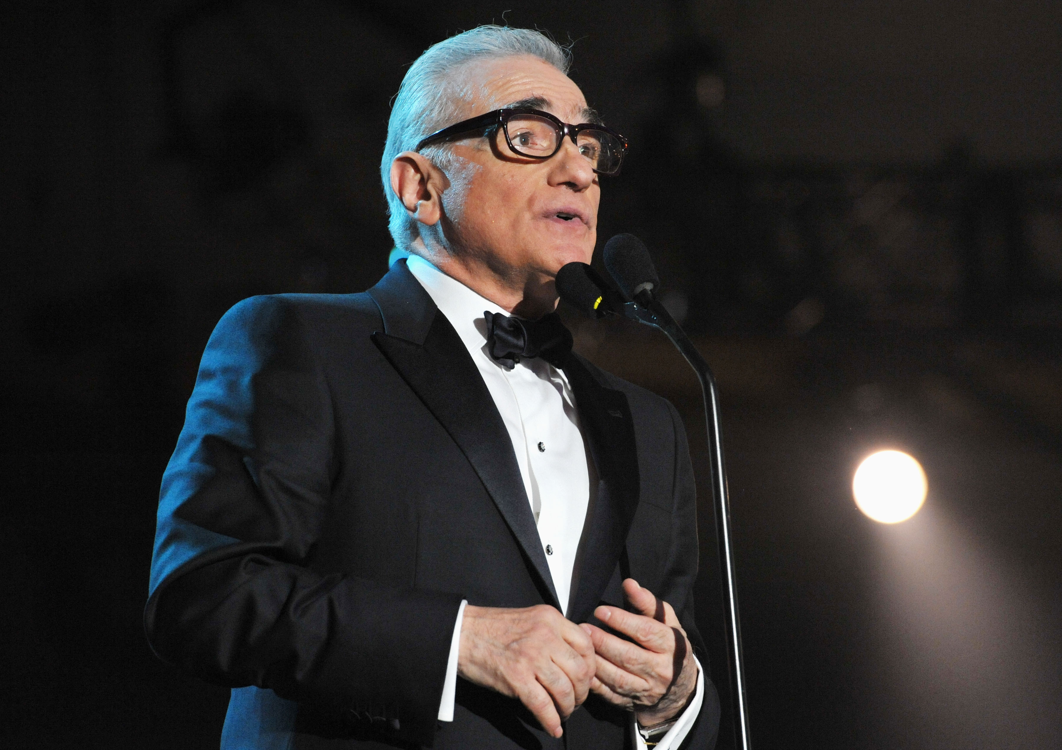  Director Martin Scorcese speaks onstage at the 17th Annual Critics' Choice Movie Awards. (Photo by Lester Cohen/WireImage)