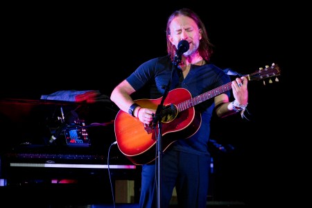 Thom Yorke of the group Radiohead perform on stage on August 20, 2017 in Macerata, Italy. (Roberto Panucci - Corbis/Corbis via Getty Images)