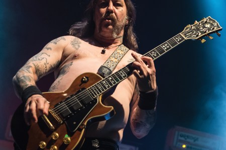 LONDON, UNITED KINGDOM - APRIL 30: Guitarist Matt Pike of American heavy metal group Sleep performing live on stage at The Roundhouse in London on April 30, 2017. (Photo by Kevin Nixon/Metal Hammer Magazine via Getty Images)