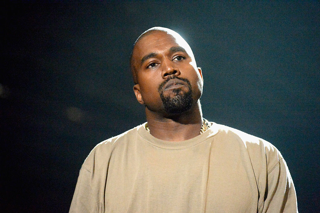 Kanye West onstage during the 2015 MTV Video Music Awards at Microsoft Theater on August 30, 2015 in Los Angeles, California.