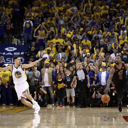 J.R. Smith’s Jersey from Game 1 of NBA Finals Sells for Five Figures