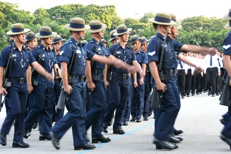 The Gurkha Contingent of the Singapore Police Force (Wikimedia)