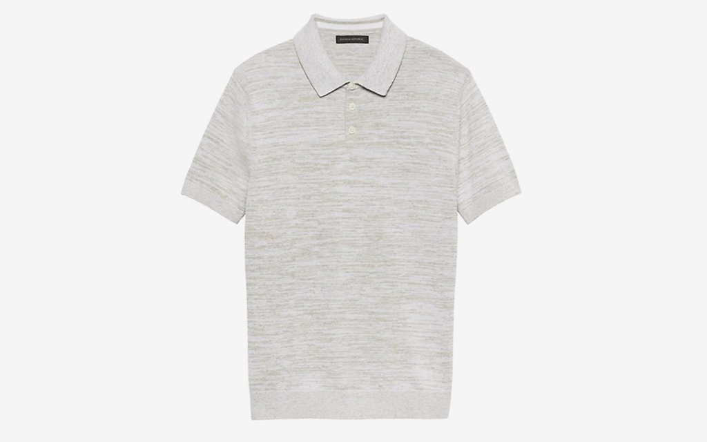 Banana Republic Cotton-Linen Polo