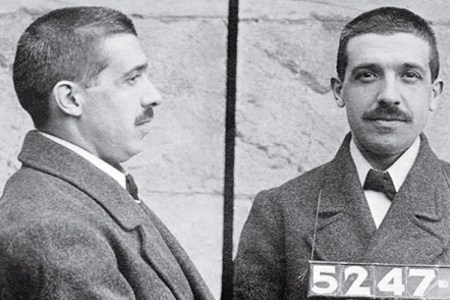 Charles Ponzi's mugshot (Archives) 