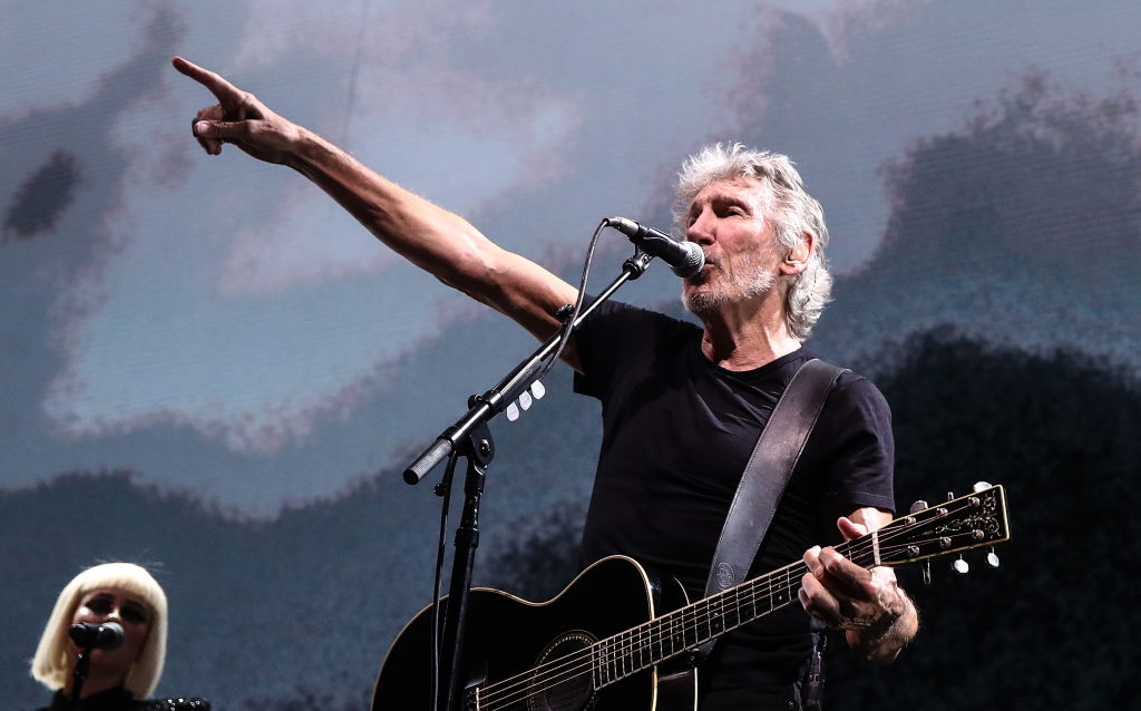 MOSCOW, RUSSIA  AUGUST 31, 2018: Pink Floyd co-founder Roger Waters gives a concert at Moscow's Olimpiysky Arena as part of his Us + Them Tour. Valery Sharifulin/TASS (Photo by Valery SharifulinTASS via Getty Images)