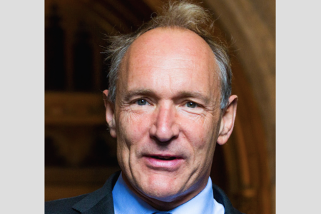 Tim Berners-Lee, circa 2014 (Photo courtesy of Wikimedia Commons, Paul Clarke)