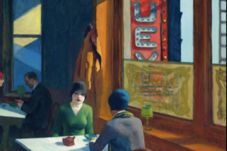 Edward Hopper's 1929 painting, Chop Suey (Photo credit: Christie's)