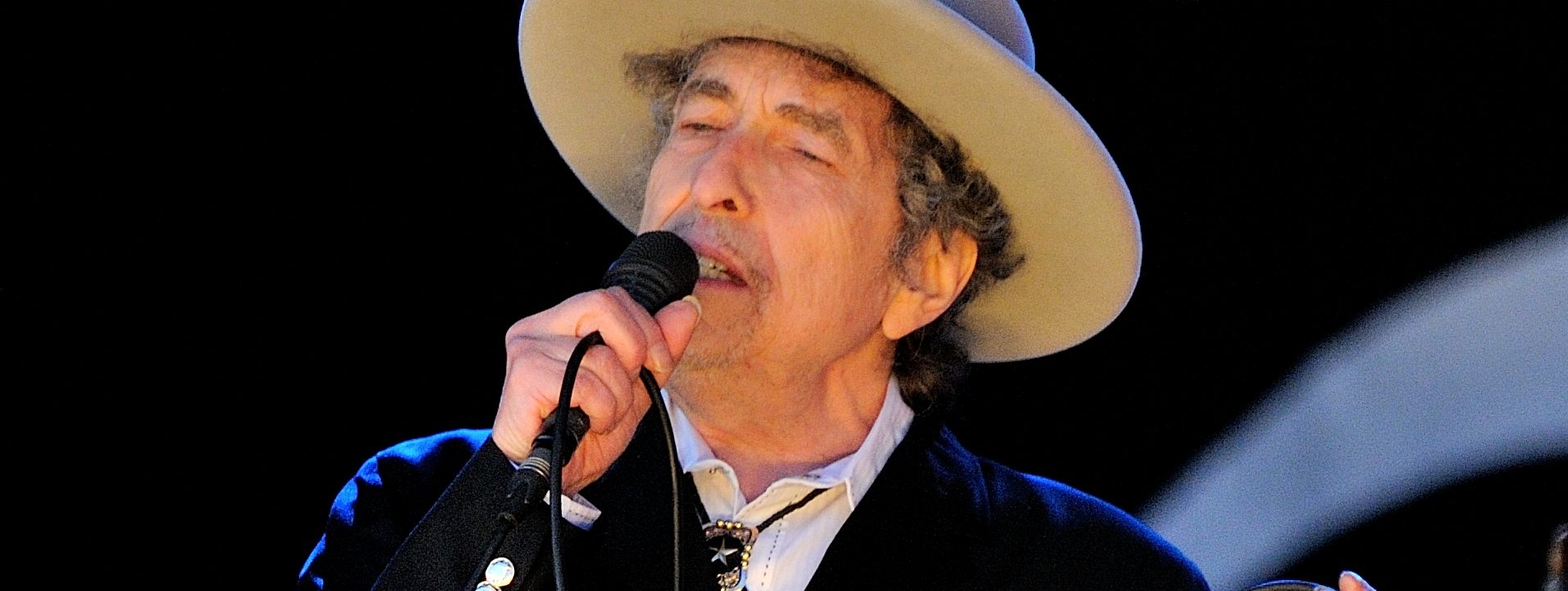 Bob Dylan performs on stage during Hop Farm Festival at Hop Farm Family Park on June 30, 2012 in Paddock Wood, United Kingdom. (Photo by Gus Stewart/Redferns via Getty Images)