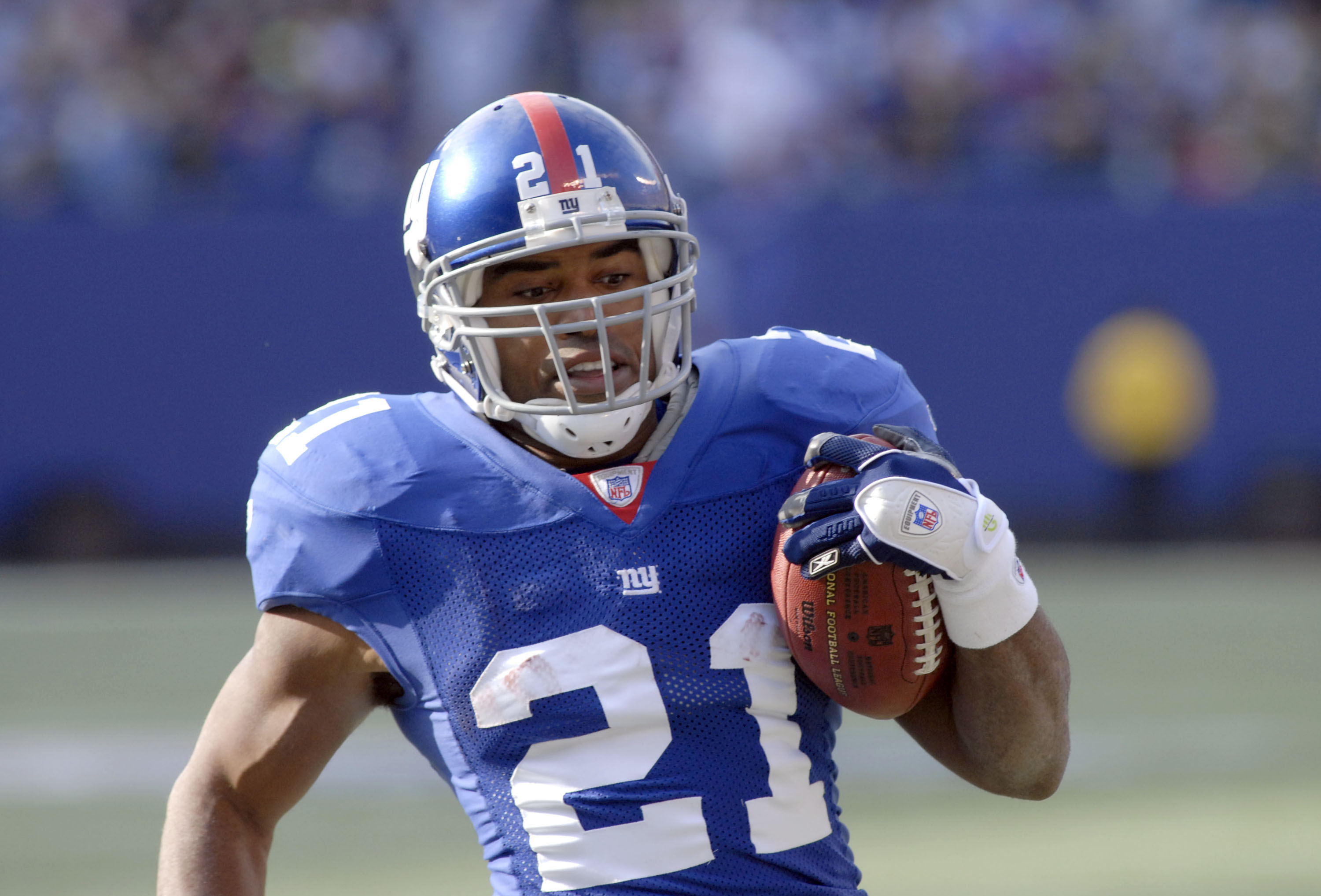 Former New York Giants running back Tiki Barber back in 2006.