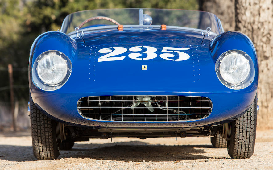 The 1954 Ferrari 500 Mondial Spider that was raced by Porfirio Rubirosa, John von Neumann, James Dean, and Phil Hill. (P. Litwinski)