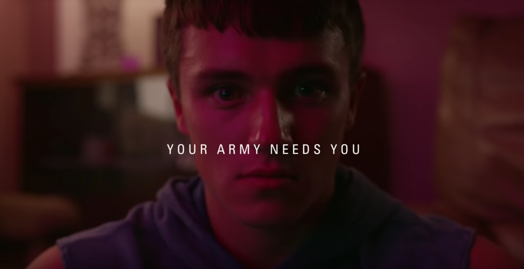 A screengrab from British Army recruitment ads targeted at millennials (YouTube)