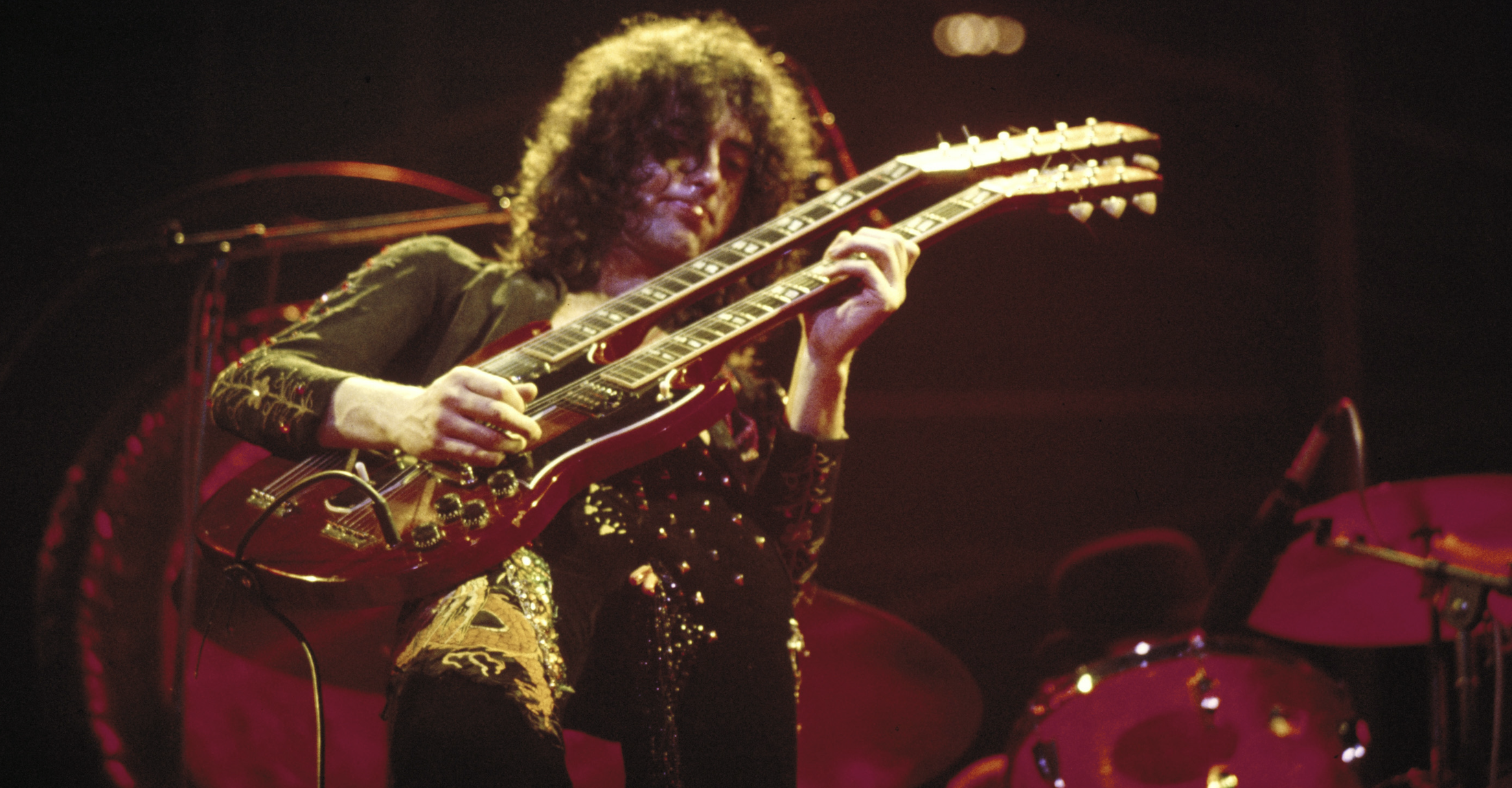 Led Zeppelin late 1970s Jimmy Page (Photo by Chris Walter/WireImage)