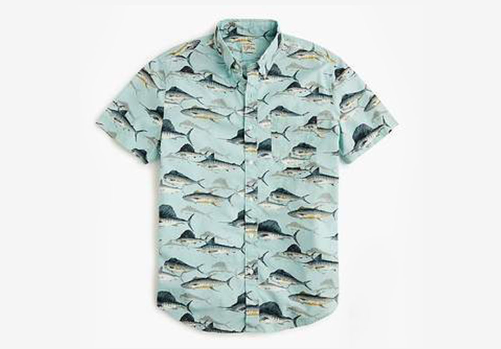 SHORT-SLEEVE SLUB COTTON SHIRT J.Crew Cotton Freshen Up: Chivalry