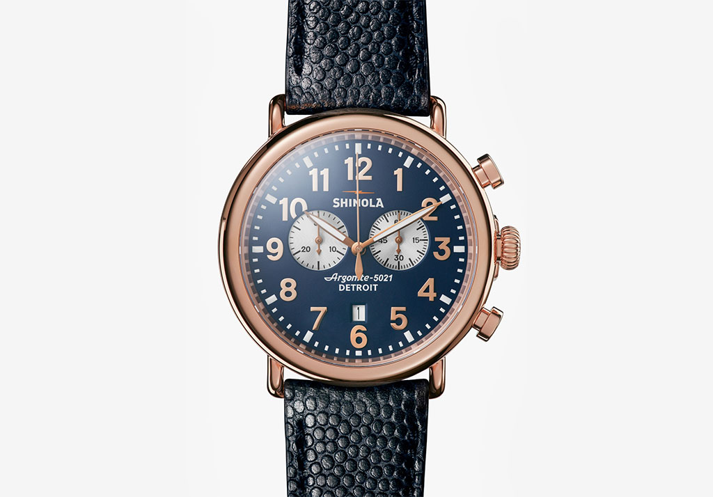 RUNWELL CHRONO 47mm Shinola Cotton Freshen Up: Chivalry