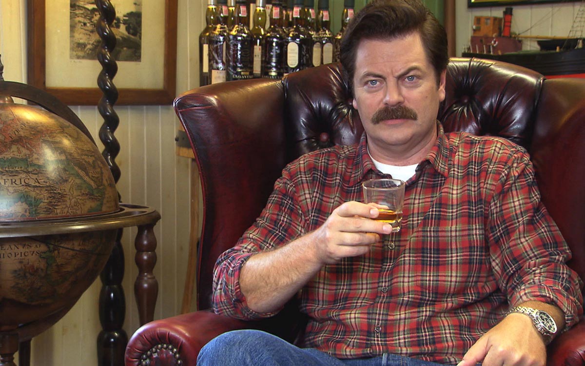 11-Year Offerman Edition of Lagavulin Islay Single Malt Scotch Whisky