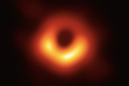 First image of a black hole (Photo credit: Wikimedia Commons)