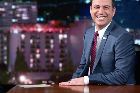 File photo, Jimmy Kimmel, 2015 (Photo credit: Pete Souza)