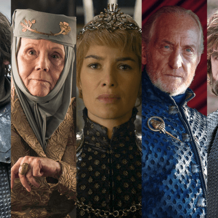 Sandor "The Hound" Clegane, Olenna Tyrrel, Cersei Lannister, Tywin Lannister and Tyrion Lannister from “Game of Thrones,” all included in our list of the 101 best insults from the HBO series